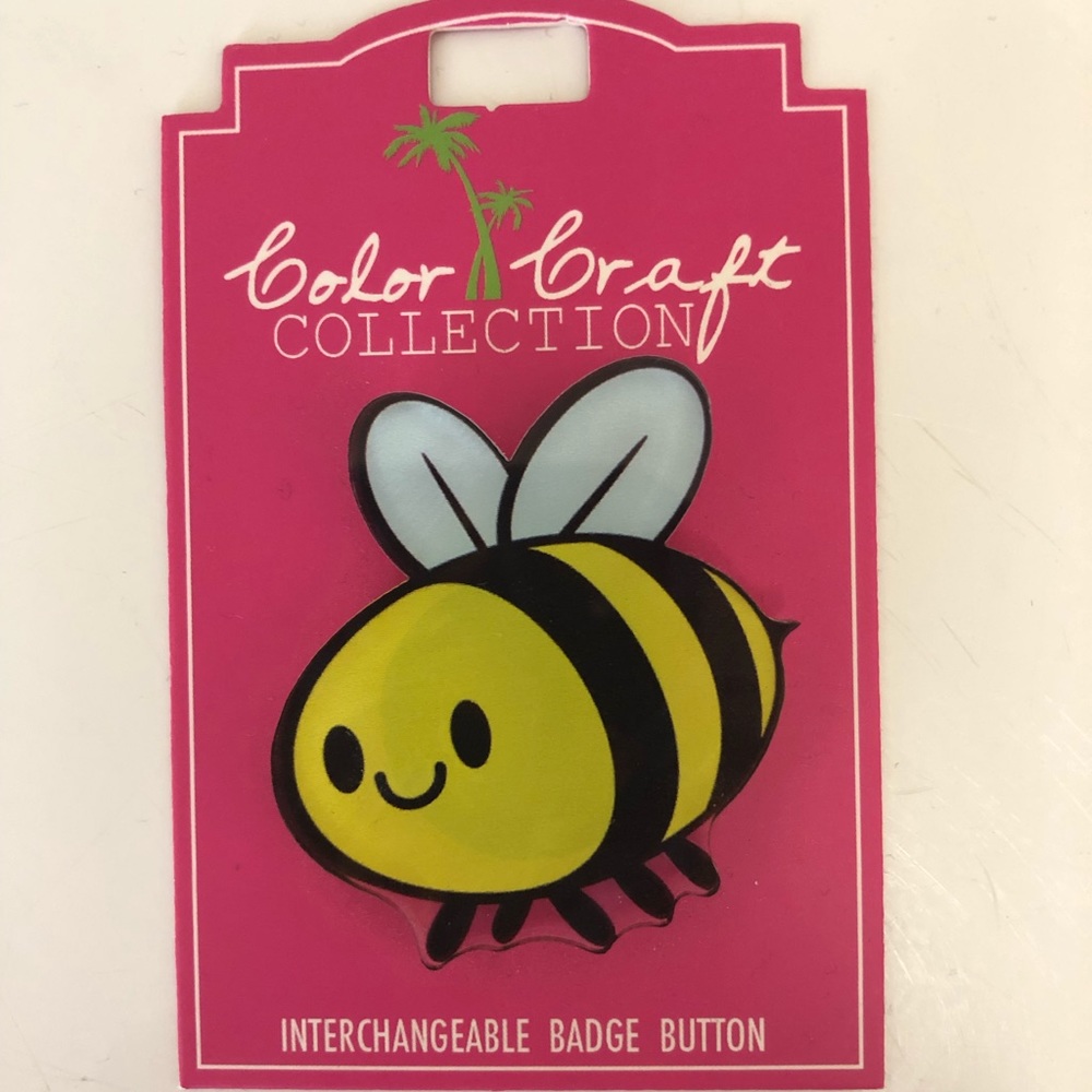 Color Craft BEE Interchangeable ID badge button